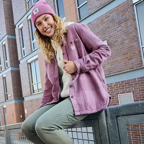 Carhartt pink knit beanie - Picture 2 of 5